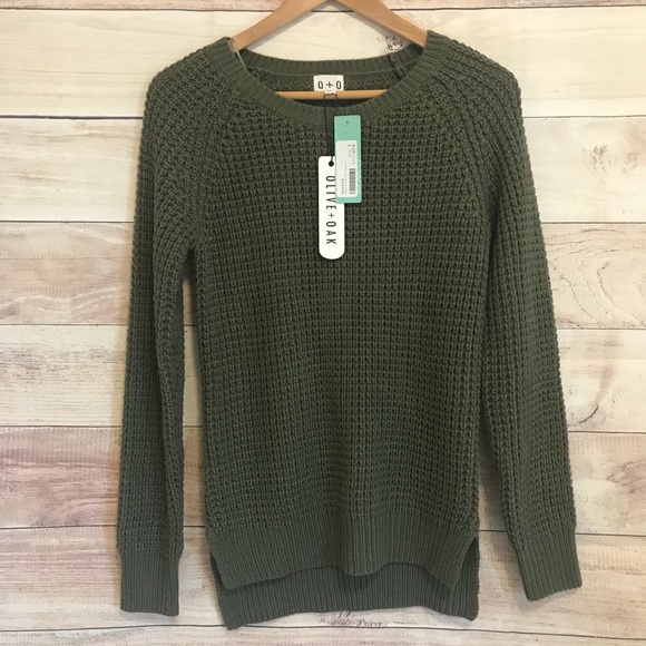 olive oak sweater